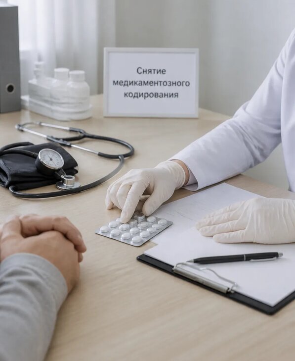 Снятие медикаментозного кодирования в Чусовой от 5224 р. | Медзона