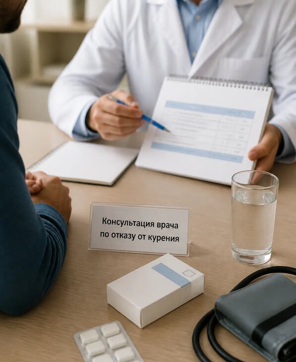 Консультация врача по отказу от курения для взрослых в Чусовой